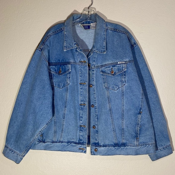 Vintage Other - Vintage Oversized Jean Jacket Denim Trucker